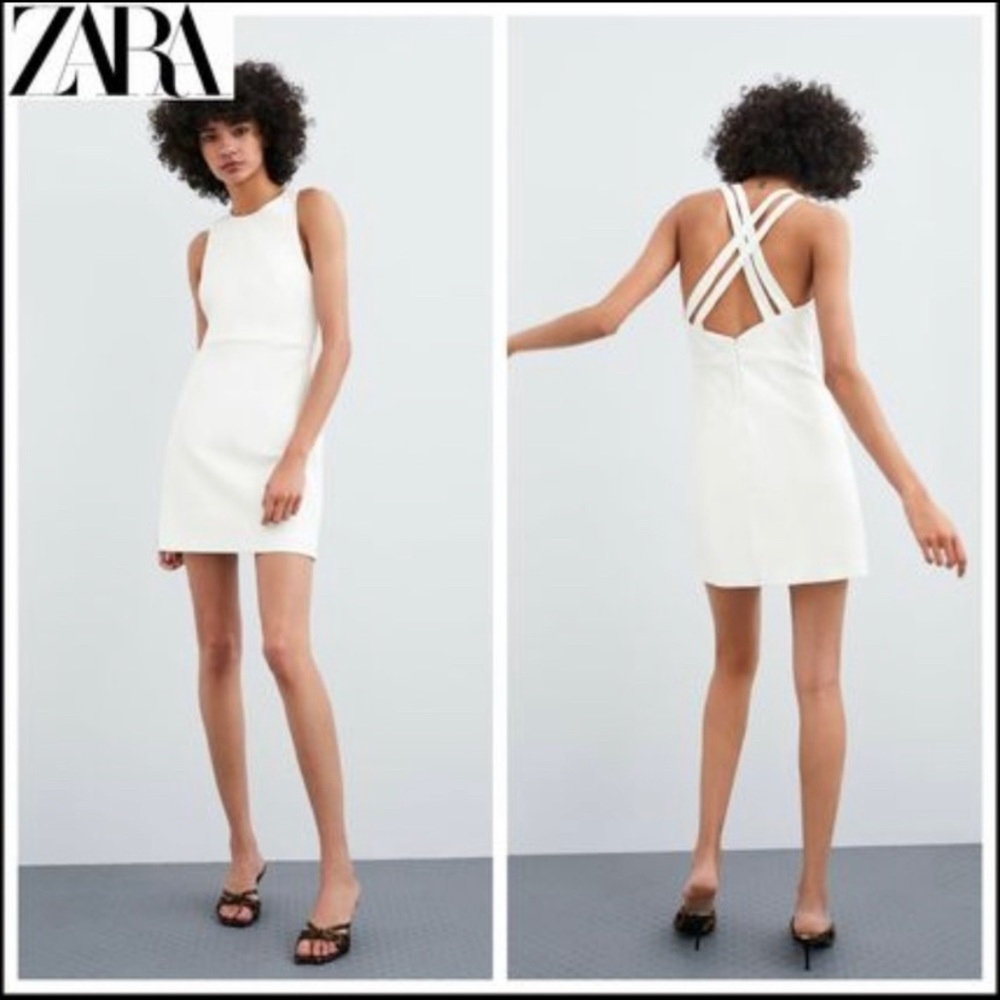 Zara NWOT White Dress